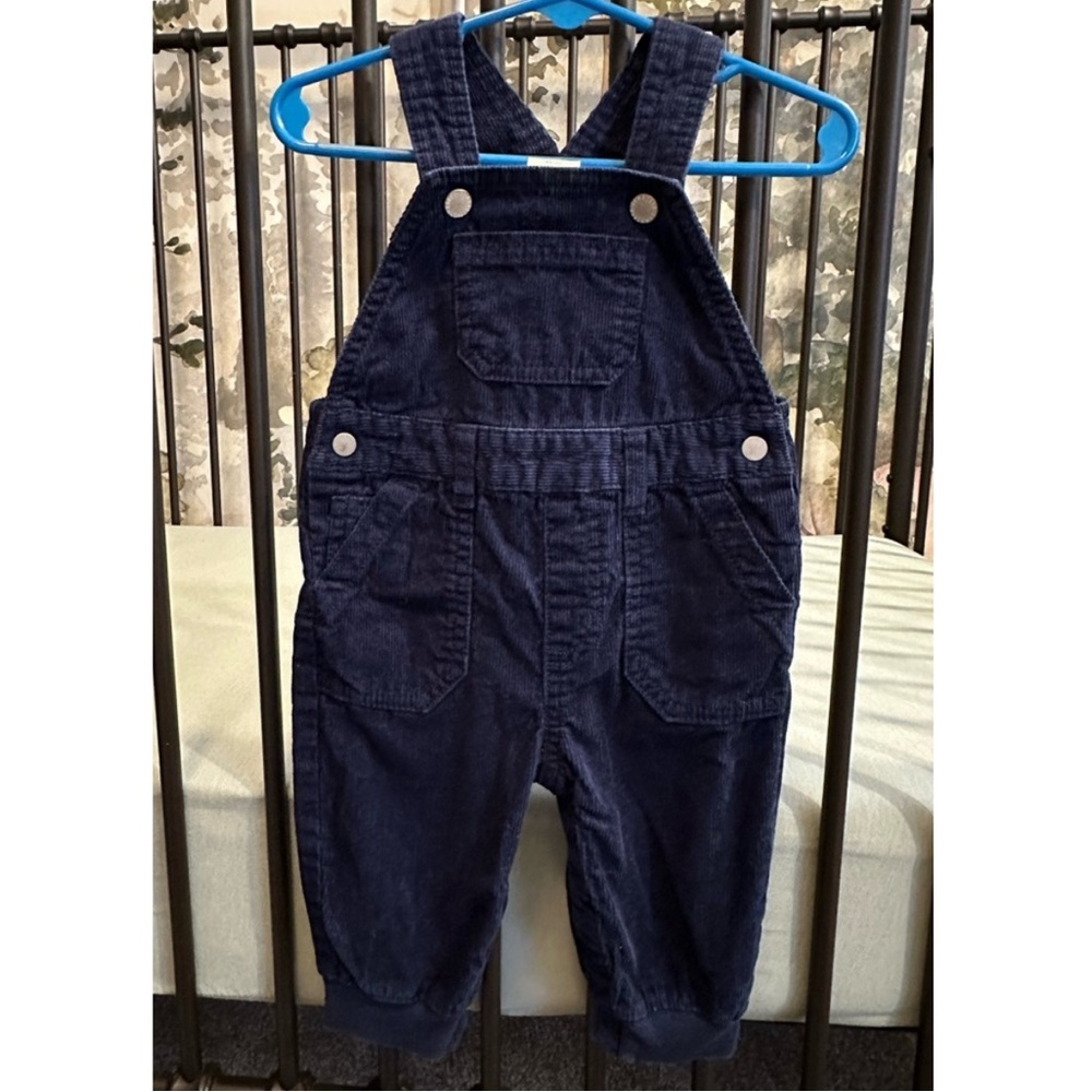 Gymboree Navy Corduroy Overalls